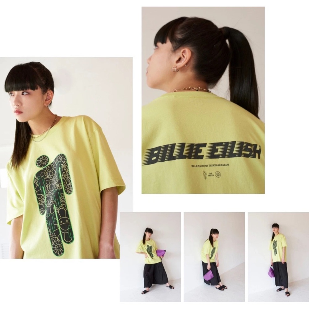 Takashi Murakami Uniqlo Billie Eilish T-shirt 2020 Women Rare size S